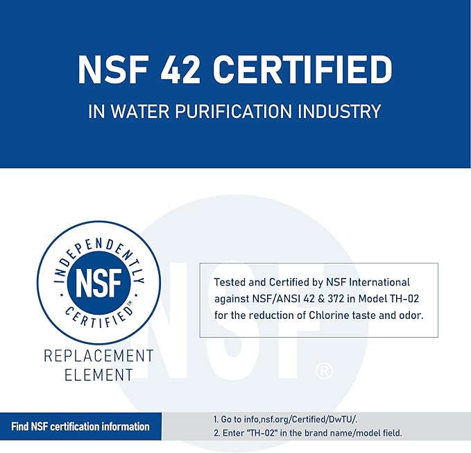 ICE2 F2WC9I1 ICE Maker Filter Replacement, Compatible with Whirlpool WUI75X15HZ, WUI75X15HW, WUI75X15HB, WUI95X15HZ Ice Makers, Used in 50 Ib Ice Maker Machines, 1 Pack (1)