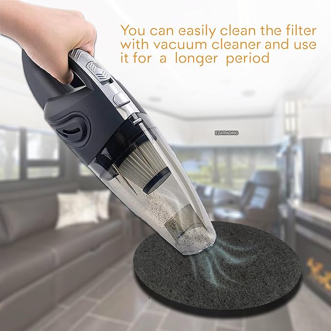 RV Premium Charcoal Activated Carbon Fiber Air Conditioner Filter - Air Duct AC Carbon Filter Replacement for RV AC Vent (10 Pack, 5.25" Round)