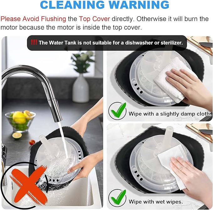 Water-Based Purifier Air Washer, Air Revitalizer & Freshener, Air Fresher with 7 LED Color Changing Light for Rooms (Black)
