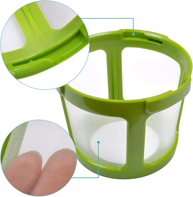 KEEPOW Pet Hair Eraser Vacuum Filter Replacement Fit for Bissell 1782 Pet Hair Eraser Cordless Hand and Car Vacuum, Replace Part# 1608653/1608654, 2 Pack
