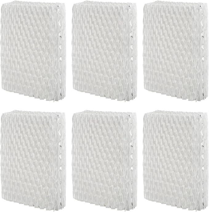 6 PACK WF813 Humidifier Filter Replacement Compatible with Equate EQWF813 EQ-2119-UL, Replacement Wick Compatible with Relion WF813 RCM832 RCM832N and Procare PCWF813 Cool Mist Humidifiers Wick Filter