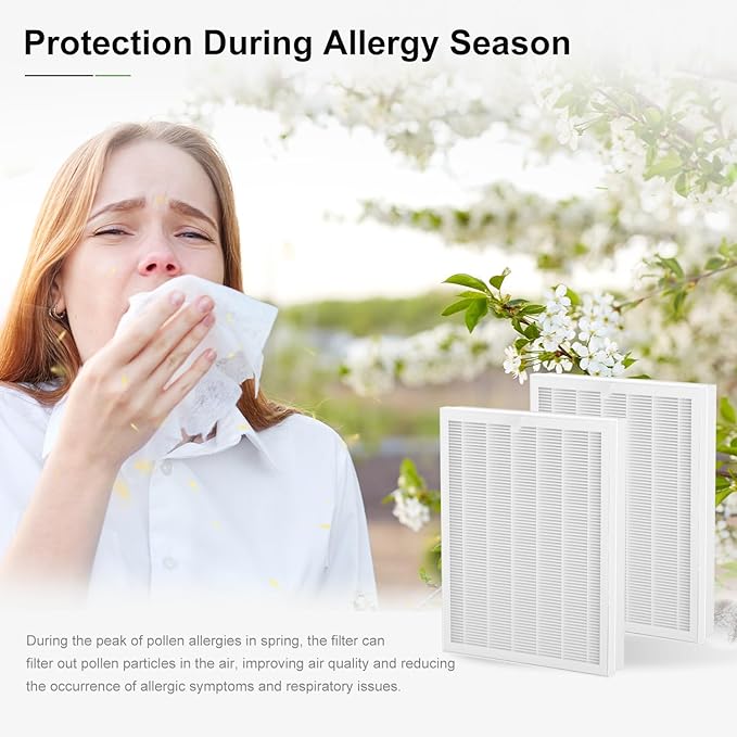2Pack ClearAir-A7 Filter & E-400 Filter Compatible with VEWIOR ClearAir-A7 H14 Purifier ๏ผ AromaRoom E-400 H14 True HEPA Purifier, 3-Stage True Hepa with Efficiency Activated Carbon