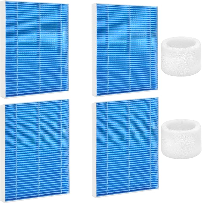 4-Pack Replacement Humidifier Filters Compatible with LEVOIT Superior 6000S Smart Evaporative Humidifier + 2-Pack Top Fill Humidifier Replacement Filters Compatible with LEVOIT Humidifiers