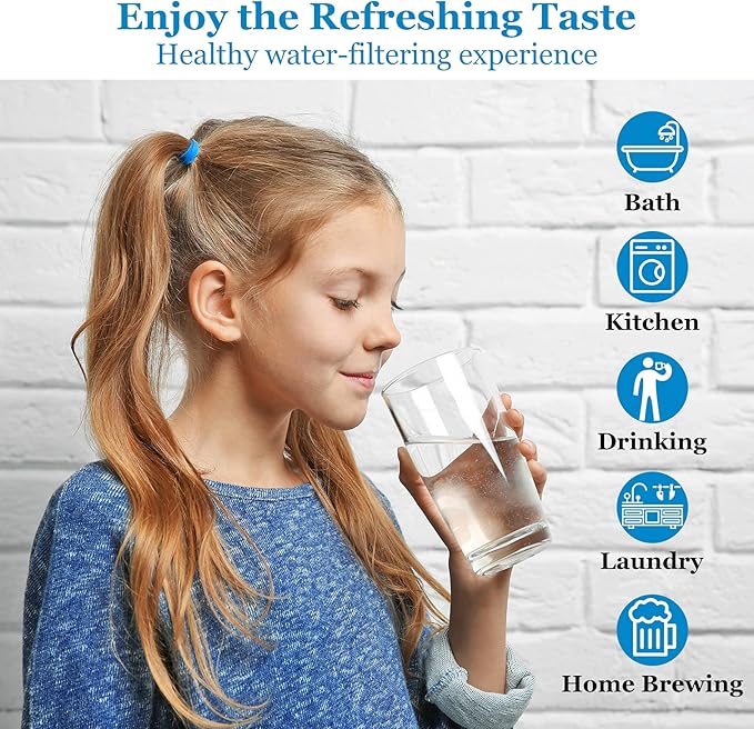 Combo Pack FX12P and FX12M or TFM-24 Water Filter Replacement, Compatible GE RO Set GXRM10RBL GXRM10G Reverse Osmosis Systems, 2x Carbon Block Filters, 1x RO Membrane Filter