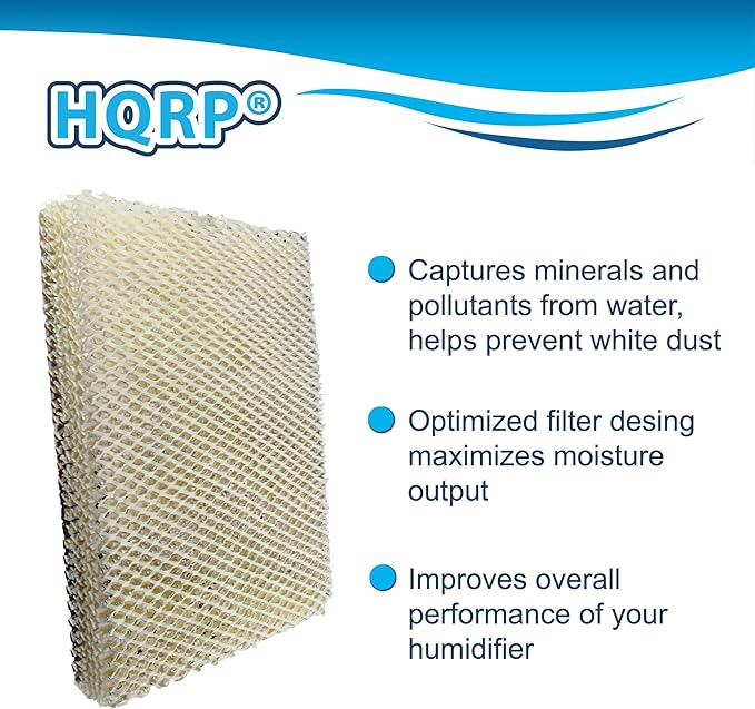 HQRP 2-Pack Water Filter Replacement for Bryant Carrier P110-4545 fits HUMCCWBP, HUMBBWBP, HUMCRWBP series, HUMCCWBP2417, HUMBBWBP2417, HUMCRWBP2417 Humidifiers