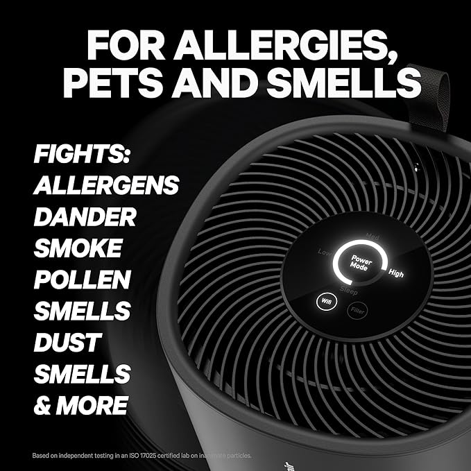 PuroAir 130i Air Purifier for Home Large Rooms - Covers Up To 600 Sq Ft - Filters Up To 99.9% of Pollutants, Smoke, Pollen, Dust - Quiet Air Filter - Air Purifiers for Bedroom