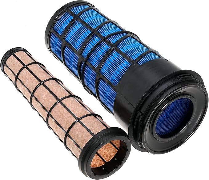 Inner and Outer Air Filter Kit Replace RE282286 RE282287 for John Deere 318D 319D 320D 323D 5045D 5045E 5050E 5055E 5060E 5065E 5075E 5075EF 5055E