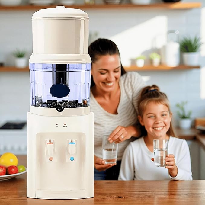 Ceramic Water Filter Replacement 1364 for PiMag Nikken Aqua Pour Gravity Water Dispenser 1360, Durable Ceramic Pre Filter for Nikken Products Filtration System, Helps Reduce Fine Sediment & Particles