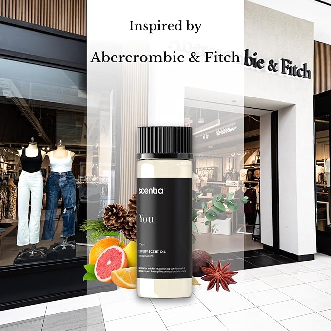 Fierce-Inspired Diffuser Oil - Scentia You Fragrance Oil Perfume Dupe - 20mL, 0.67 Fl oz Diffusers and Humidifiers - A and F Inspired Essential Scented Oil - Best for Aromatherapy, Mothers Day Gift