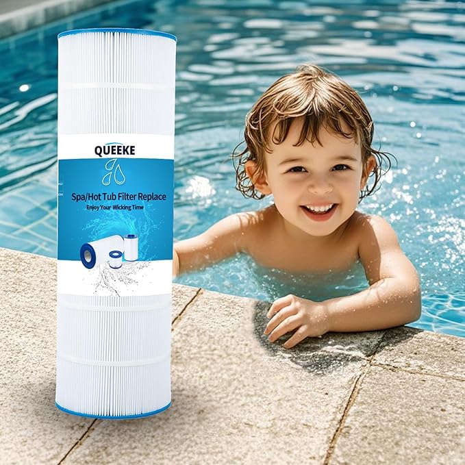 PAP150 Pool Filter Cartridge Replaces CC150,CCRP150,Ultral-C4,PP-C4,PP-C4-M,C-9415,R173216,59054300,Filbur FC-0687,160317,160355,160352,L x OD: 31 1/8" x10 1/16",150 sq. ft.(1 Pack)