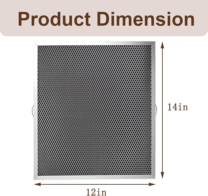 5881 Washable MERV 8 Dehumidifier Filter Replacement for AprilAire Whole-House Dehumidifiers E080, E100 and Dehumidifying Ventilator 8192A, 2 Pack