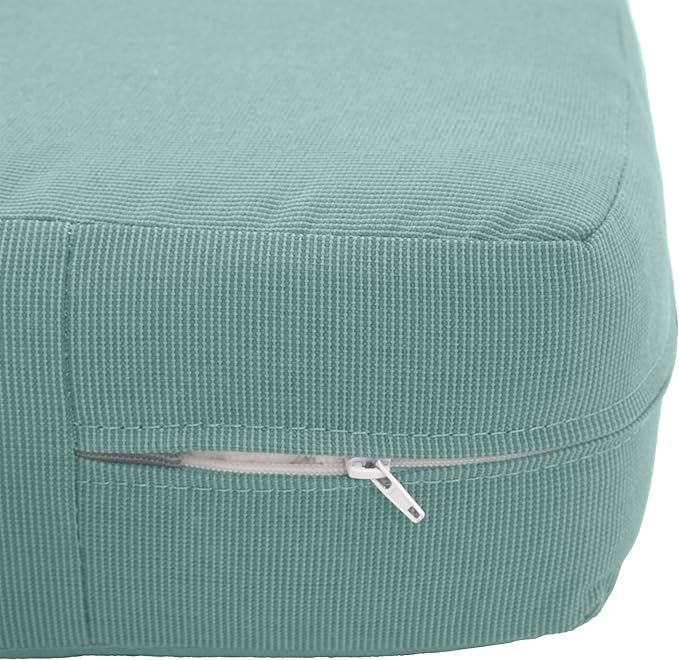 GDFStudio Outdoor Club Chair Cushion Set,5" Thick Water-Repellent Seat & Back Cushions,UV-Resistant Fabric,All-Weather Comfort Pads for Patio,Deck,Garden,Backyard Seating,Teal