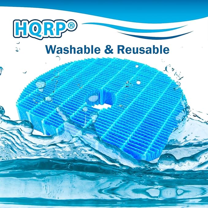 HQRP 2-Pack Humidifying Filter Compatible with Sharp KC-C70U, KC-C100U, KC-C150U, KC850U, KC860U Humidifier, FZC100MFU Replacement