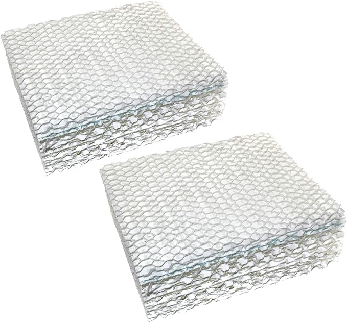 HQRP 2-Pack Wick Filter Replacement Compatible with Bemis Essick Air AIRCARE SS390DWHT, 826000, 826800, 826600, 826900, 821000, 821001, 831000 Evaporative Humidifiers