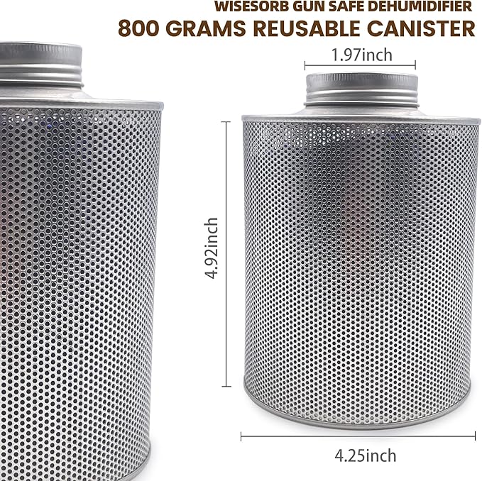 800 Gram Gun Safe Dehumidifier, 2 Pack of 1.77 LBS Rechargeable Dehumidifier Blue to Pink Silica Gel Desiccant Moisture Absorbers, Dehumidifiers for Room, Bedroom, Safe, Closet, Bathroom, Car