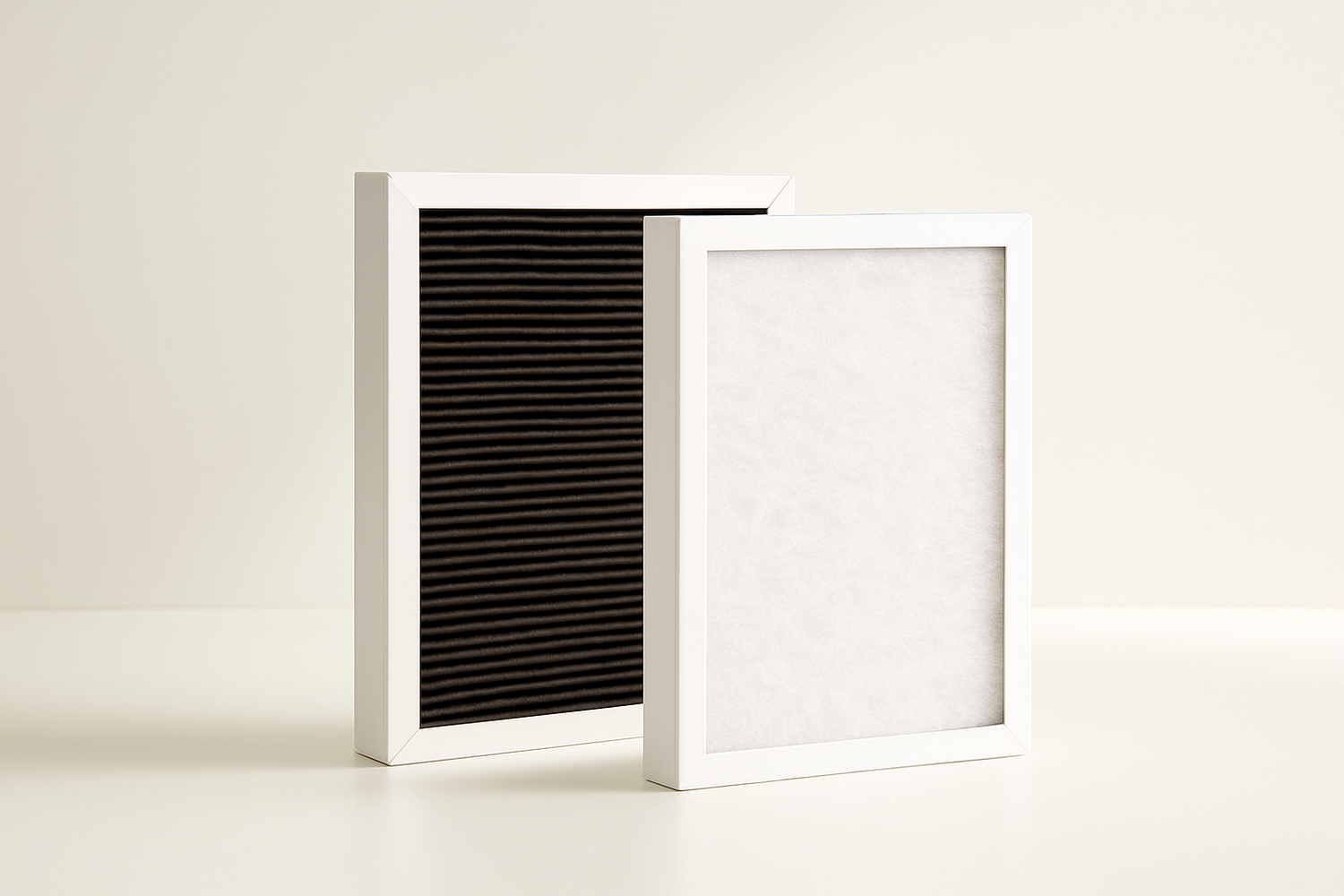 Close-up of filter cartridge structure