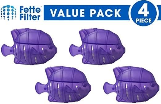 Fette Filter - Universal Humidifier Tank Cleaner Compatible with Drop, Droplet, Adorable, Warm & Cool Mist Humidifiers Tanks and Fish Tanks. Compare to Protec Kaz PC1F - Pack of 4