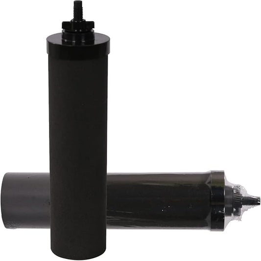 Huining 2PCS Black Water Filters - Household Gravity Water Filter System - Compatible With Berkey