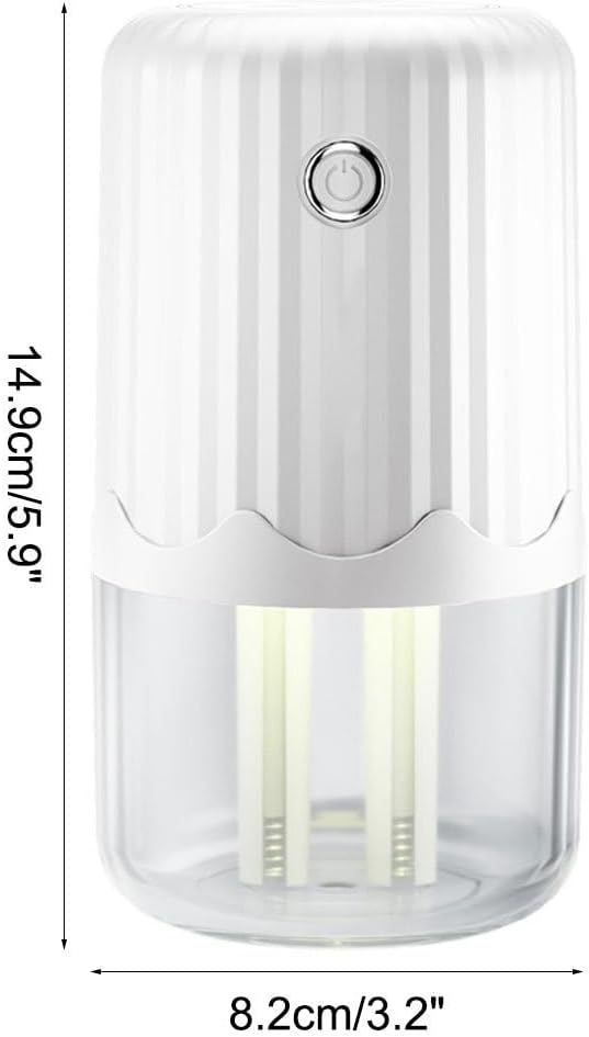 Small Humidifier,400ml Bedroom Night Lights Humidifiers Silent Operation with Colorful Night Light & Silicone Sealing Ring for Car Travel Office Bedroom