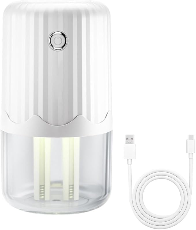 Small Humidifier,400ml Bedroom Night Lights Humidifiers Silent Operation with Colorful Night Light & Silicone Sealing Ring for Car Travel Office Bedroom