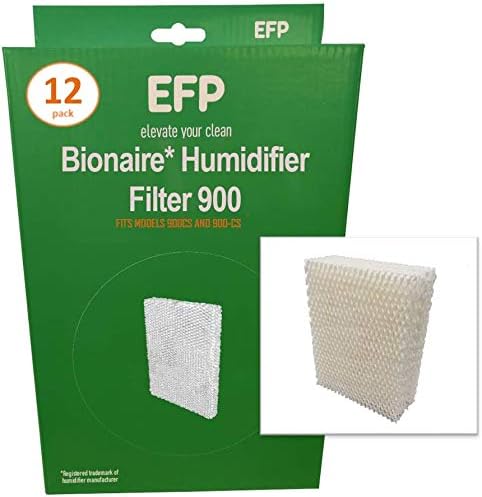 EFP Humidifier Wick Filter Compatible with Bionaire C22, C33, W2, W2S, W6, W6H, W6S, W7, W9, W9H, W9S Humidifiers, Part 900 900CS 900X Replacement