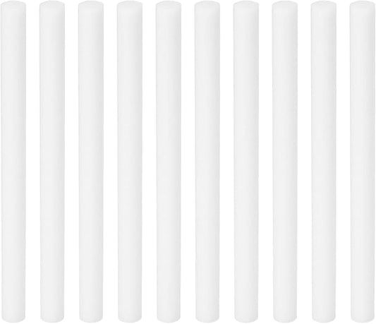 PATIKIL Humidifier Cotton Filter Sticks, 10 Pcs Refill Sticks Filter Wicks Replacement for USB Mini Humidifiers Portable Diffuser (3.94'' x 0.28''), White
