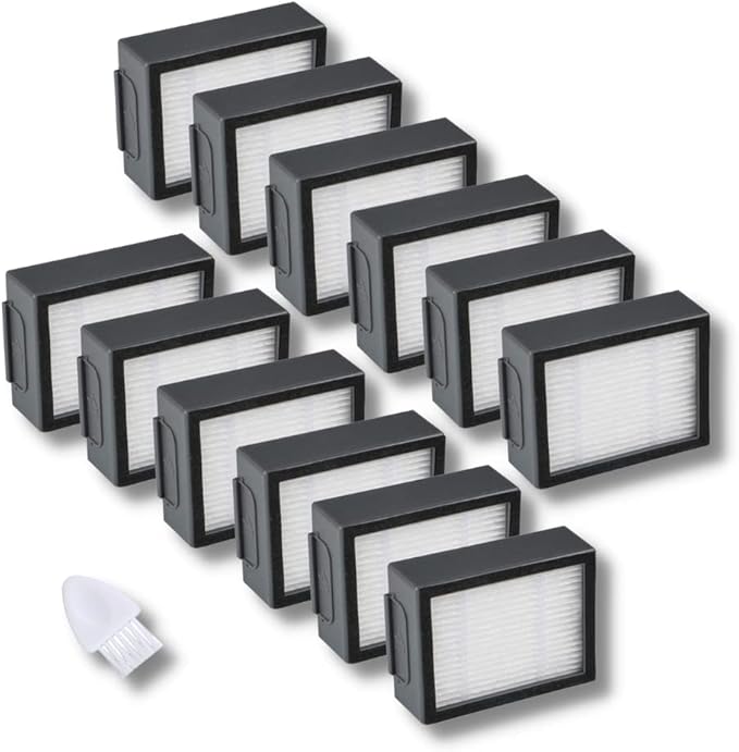 12-Pack Replacement HEPA Filter Compatible for iRobot Roomba Combo i,e,j Series:E5 E6 i1 i3 i4 i5 i6 i7 i8 J5 J6 J8 J9 And All Plus Versions NOT for Combo J7/9 10 Max
