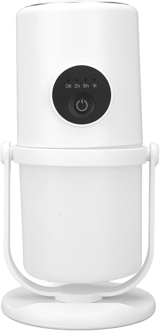 Portable Mini Humidifier, 300ML Cool Mist Humidifiers with Stand, Quiet USB Desktop Humidifier with 2 Mist Mode for Baby Bedroom Travel Office Home, Quiet Mini Humidifiers (White)