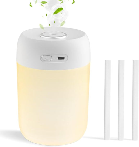 SZO Night Lights Humidifiers For Bedroom, USB Rechargeable, LED Lights For Bedroom,4 Mode Portable Night Lights Humidifier Fit For Various Scenarios,<28dB, Auto Shut-off, Ideal For Home Travel Plants