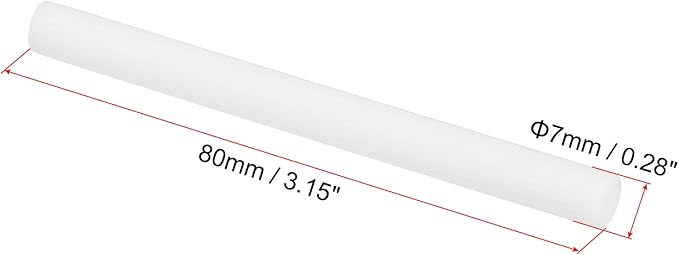 PATIKIL Humidifier Cotton Filter Sticks, 20 Pcs Refill Sticks Filter Wicks Replacement for USB Mini Humidifiers Portable Diffuser (3.15'' x 0.28''), White