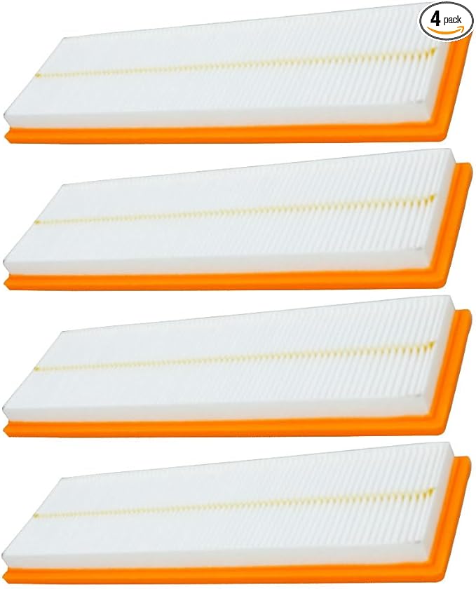 RE198488 Cabin Filter Compatible with JD Tractor 5525 5325 5320 5525 5725 6110D 5420 5425 6115D 6140D 6603 Replaces PA30086 RE73220 WP10160（Sst of 4）