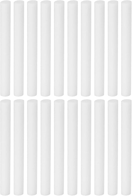 PATIKIL Humidifier Cotton Filter Sticks, 20 Pcs Refill Sticks Filter Wicks Replacement for USB Mini Humidifiers Portable Diffuser (2.76'' x 0.28''), White