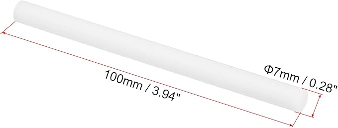 PATIKIL Humidifier Cotton Filter Sticks, 10 Pcs Refill Sticks Filter Wicks Replacement for USB Mini Humidifiers Portable Diffuser (3.94'' x 0.28''), White