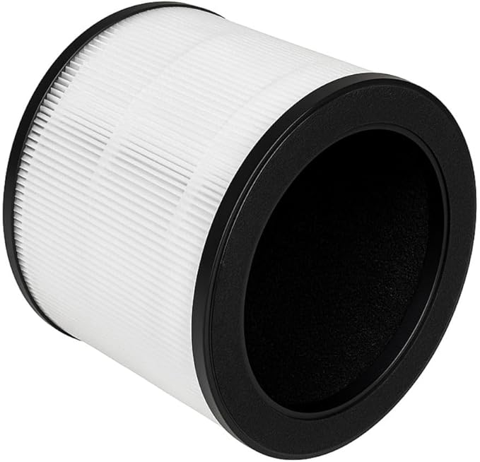 Nispira HAPF360 Type J Filter Replacement For Holmes HAP360W HAP360 Bionaire 360° UV Air Purifier BAPF361 3-in-1 True HEPA Activated Carbon 3 Packs