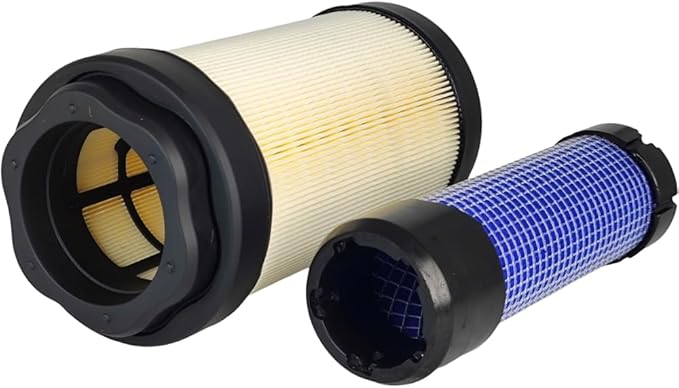 Primary Secondary Air Filter Set Compatible with John Deere 2018-UP 1023E 1025R 1026R 2025R 2026R Tractor, 2400 2700 2750 E-Cut Hybrid, 2550 Precisioncut Triplex Riding Mower LVU34503 LVU34504