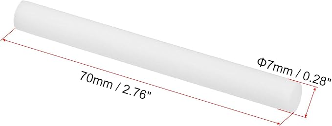 PATIKIL Humidifier Cotton Filter Sticks, 20 Pcs Refill Sticks Filter Wicks Replacement for USB Mini Humidifiers Portable Diffuser (2.76'' x 0.28''), White