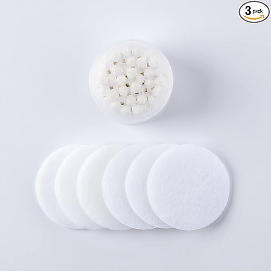 Fabric & Ceramic Ball Filters Set for Barumi Livo Kids Handheld Showerhead | Dual Filtration Removes Rust and Fine Particles from Tap Water, Easy Installation