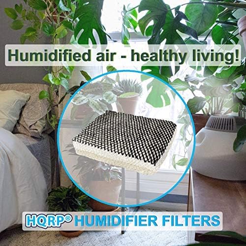 HQRP 2-pack Humidifier Wick Filter for Bionaire C22, C33, W2, W2S, W6, W6H, W6S, W7, W9, W9H, W9S Humidifiers, part 900 900CS 900X Replacement