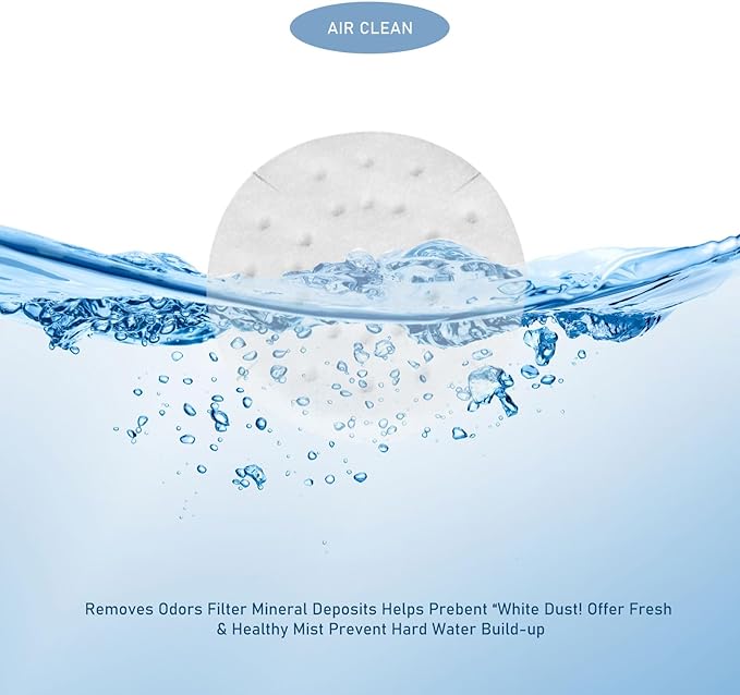 A451 Anti-Mineral Pads Humidifier Replacement Filters Compatible with BONECO S200, S250 & S450 Steam Humidifiers, 8 Pack