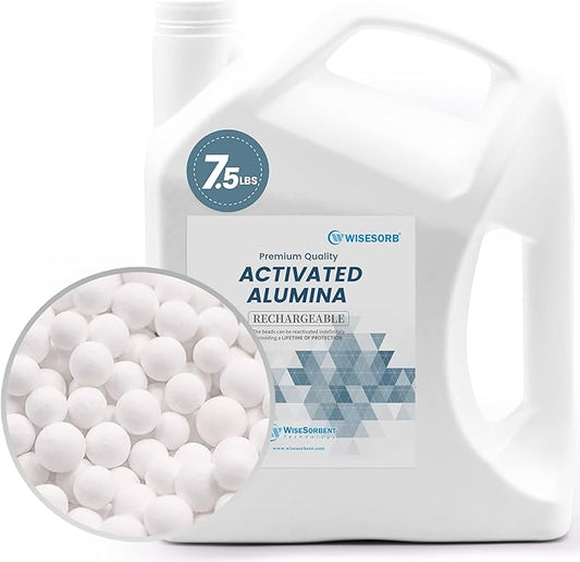7.5 LBS Activated Alumina, Alumina Desiccant Great for Filament Drying, Reusable Dessicant Dehumidifiers Desiccant Moisture Absorber Prevent Wet Filament