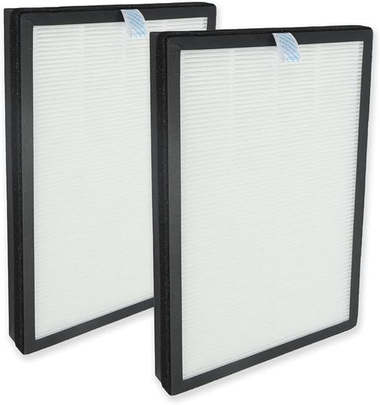 PUREBURG Replacement Filters Compatible with HIMOX H04 Air Purifier,2-Pack H13 HEPA Activated carbon 2-in-1 4-Stage Filtration Air Clean VOCs