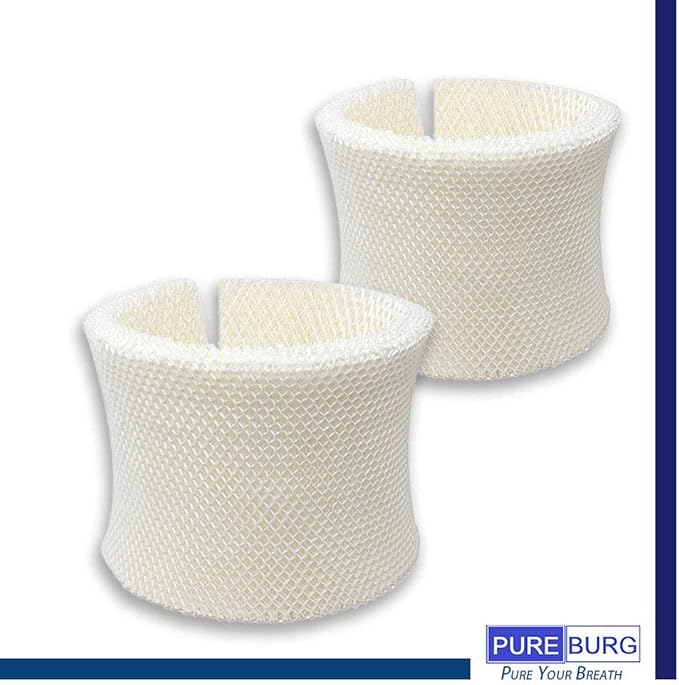 PUREBURG MAF2 Replacement Wick Filters Compatible with Essick Moist AIRCARE MA0600, MA0601, MA0800 and MA08000, Kenmore 15408, 154080, 17006 Humidifiers,2-Pack