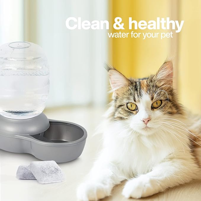 Pack of 24 Replacement Filters Compatible with Petmate Mason, Petmate Replendish, Mason Gravity Pet Fountains - Dog/Cat Water Fountain Dispenser Filters