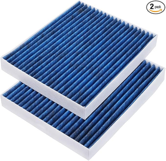 2-Pack HEPA Cabin Air Filter Fits for Sonata Hybrid 16-19, Optima 16-20, Nexo 19-23, Cadenza 17-19, Telluride 20-21 Activated Carbon Cabin Filter Replacement CF12159 Car Accessories