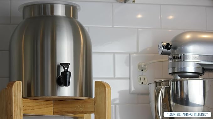 New Wave Enviro Stainless Steel Water Dispenser, 2.2-Gallon(single)