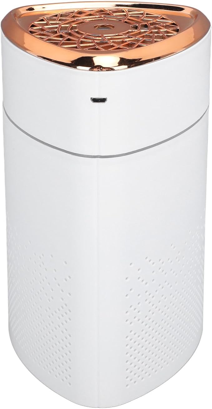 VGEBY Rechargeable Mini Humidifier,1000ml Ultrasound Touch Button USB Humidifier Desktop Humidifier Humidifiers for Bedroom Car Office Travel (White), VGEBYb0oz4tfc25-11