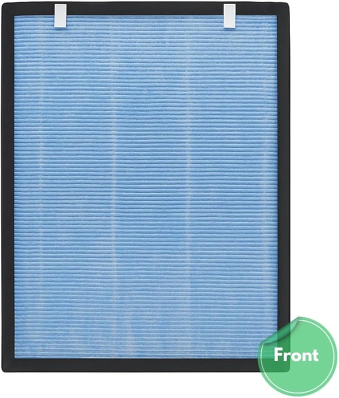 Nispira 4-in-1 True HEPA Activated Carbon Replacement Filter Compatible with HSP002 Smart 2.0 Air Purifier, 2 Packs