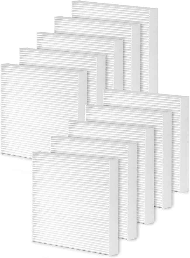 CF11182 Cabin Air Filter, Replacement for CP182 Honda Civic, Clarity, CR-V, CR-Z, HR-V, Fit, Insight, Odyssey, Acura MDX, RDX, TLX, INTEGRA, A/C Car HEPA-Filters, 10-Pack