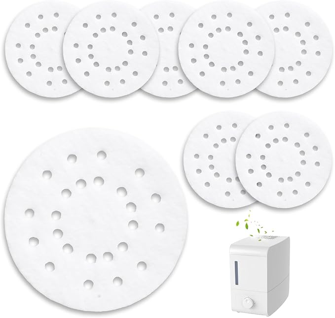 8 Pack A451 Anti-Mineral Pads Humidifier Replacement Filters Compatible with BONECO S200, S250 & S450 Steam Humidifiers