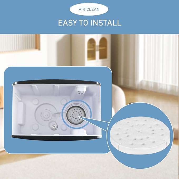 A451 Anti-Mineral Pads Humidifier Replacement Filters Compatible with BONECO S200, S250 & S450 Steam Humidifiers, 8 Pack